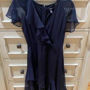 Navy A line dress